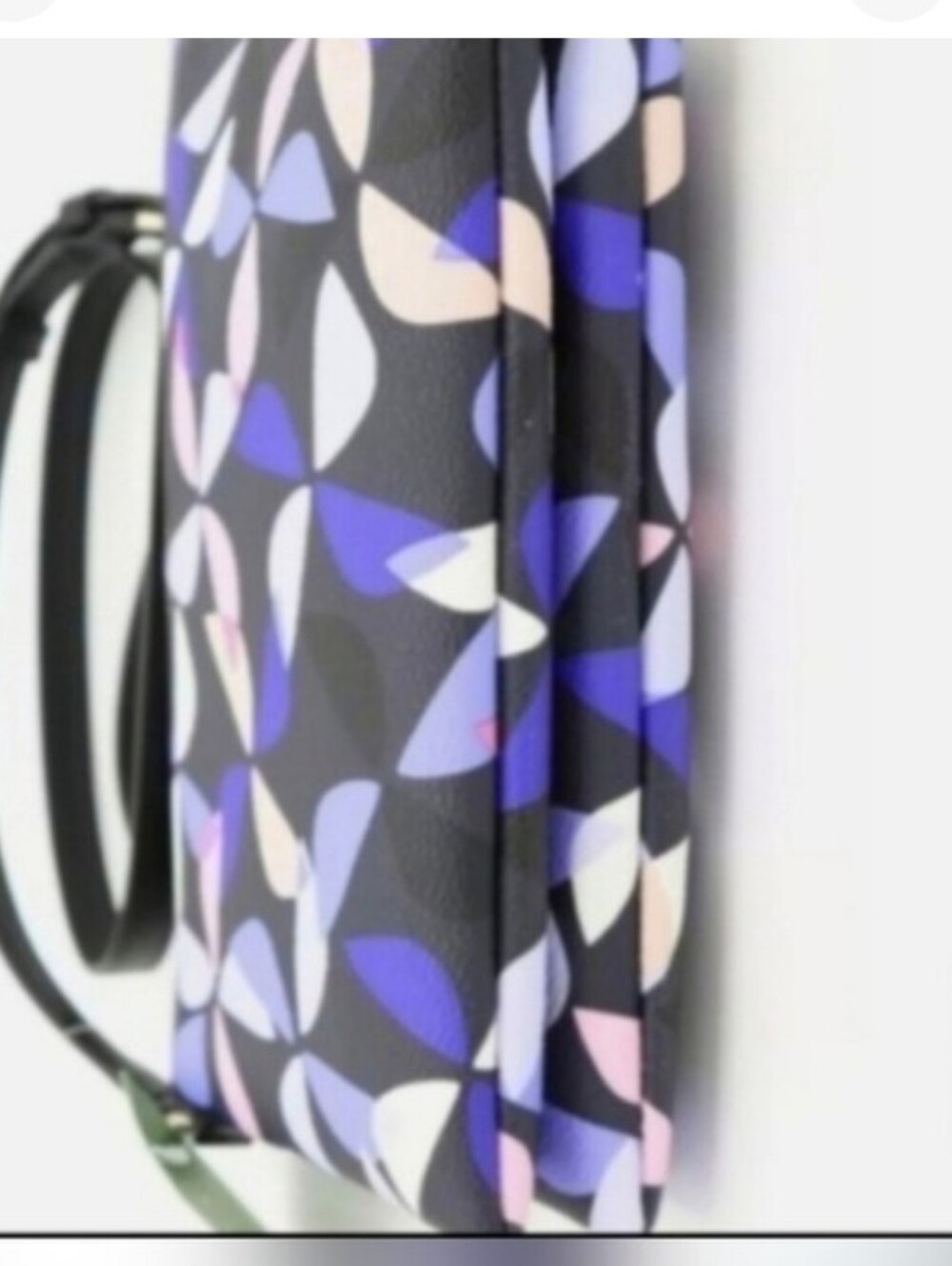 Kate Spade Crossbody Bag with Navy Blue & Pink Petal Print - Picture 8 of 8
